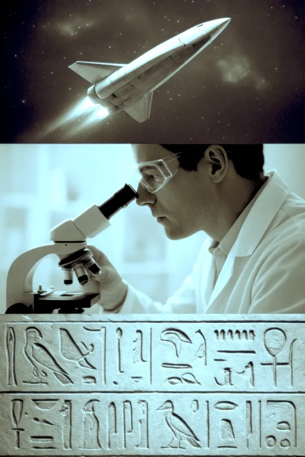 Tomorrow, Today & Yesterday Man’s Progress in Human Development & Knowledge